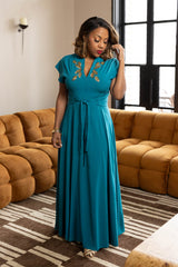Sylvia Seaside Gown - Teal