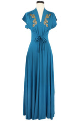 Sylvia Seaside Gown - Teal