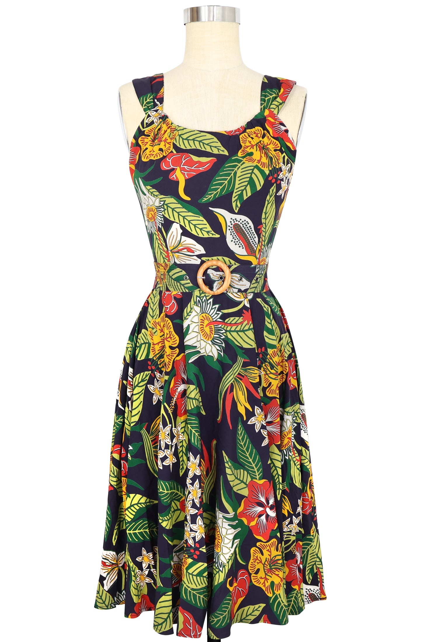 Annette Dress - Tiki Floral