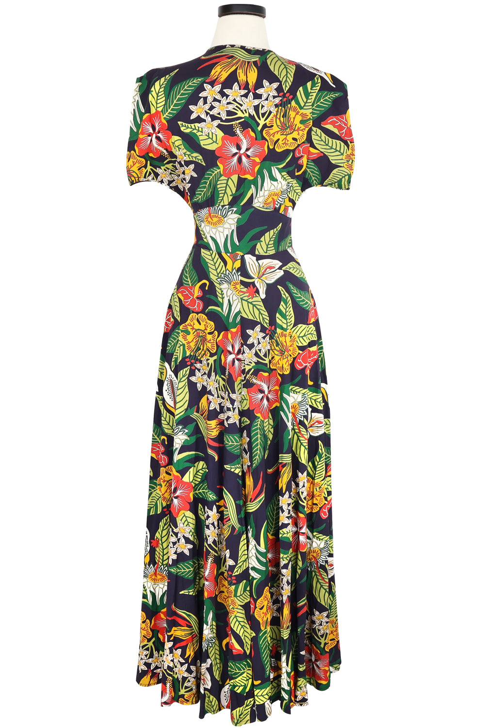 Claire Long Dress - Tiki Floral