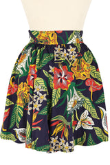 High Waist Shorts - Tiki Floral ##description##