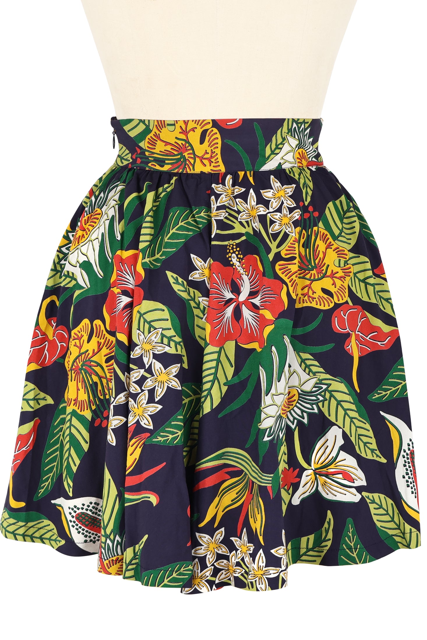 High Waist Shorts - Tiki Floral ##description##
