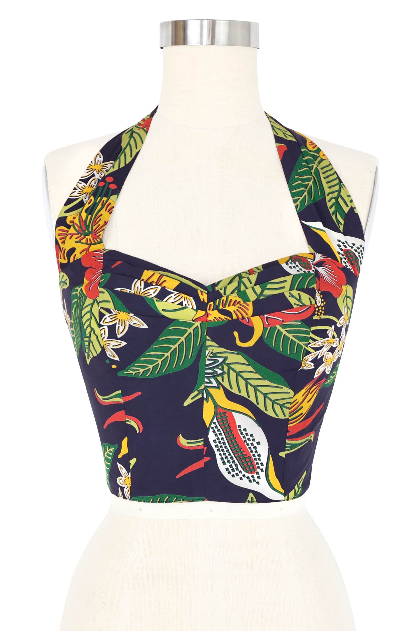 Lena Halter Top - Tiki Floral