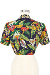 Pin Up Pocket Top - Tiki Floral ##description##