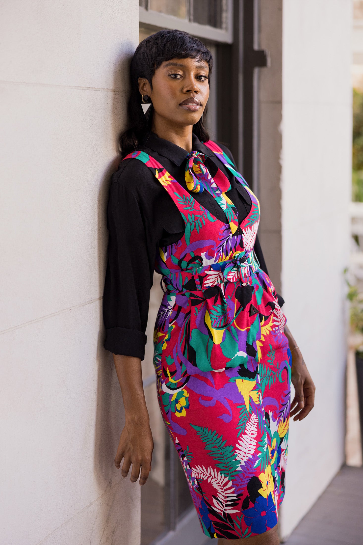 Suspender Skirt - Totally Tropical