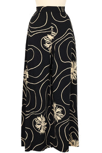 Belle Pants - Waves and Waterlilies - Sale