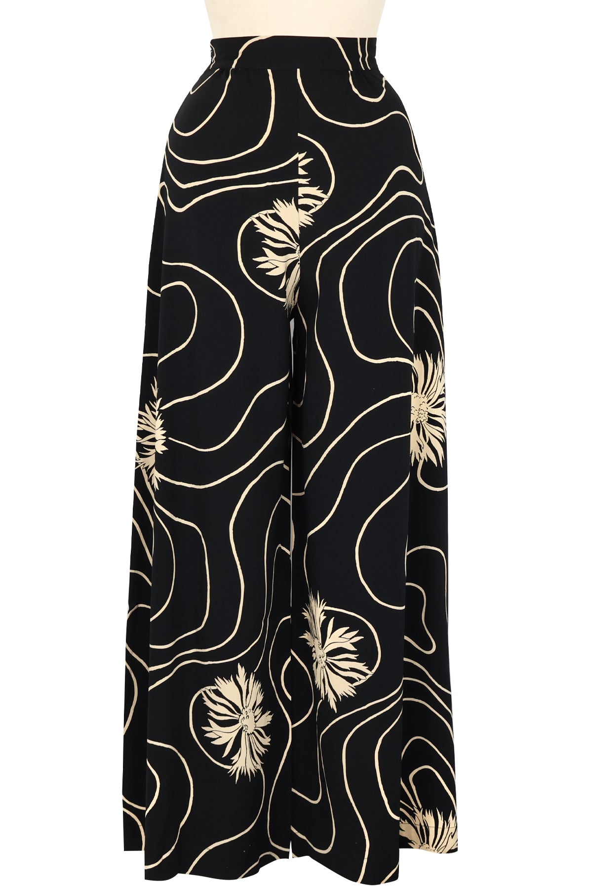 Belle Pants - Waves and Waterlilies - Sale