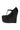 Jeffrey Campbell Bam-Bam T-strap platform wedge - Black Velvet