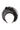Cupid's Millinery Crown Fascinator - Black