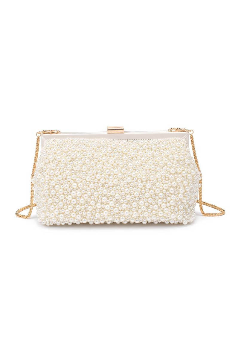 Urban Expressions Samira Evening Bag - Ivory