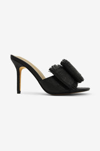 Lemonade Beach House Raffia Bow Mules ##description##