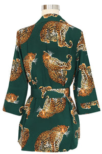 Heather Blazer - My Pet Leopard - Green