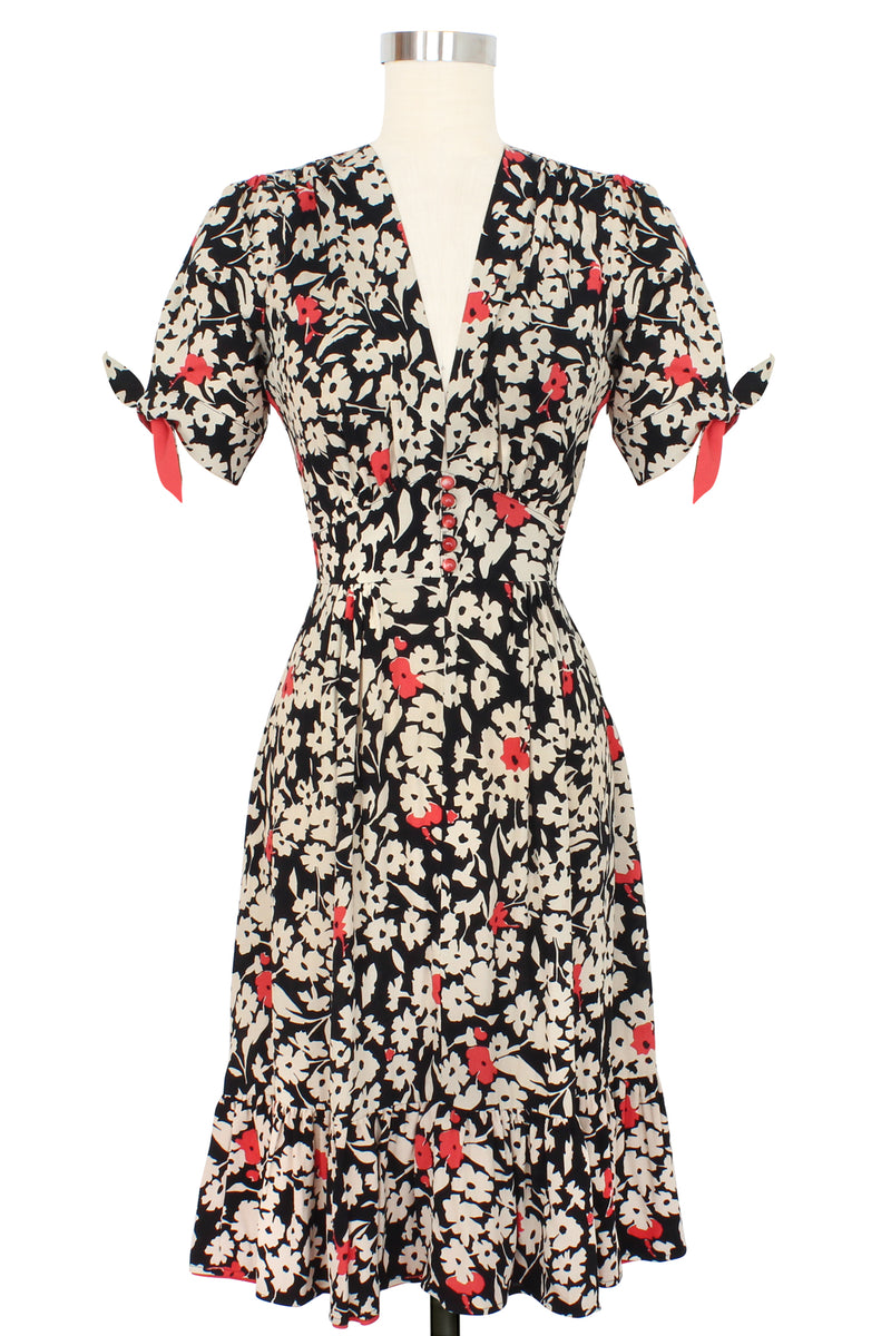 Anastasia Ruffle Dress - 1934 Floral - Sale