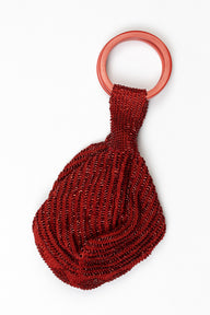 Ricki Designs Beaded Ring Pouch Wristlet