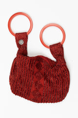 Ricki Designs Beaded Ring Pouch Wristlet