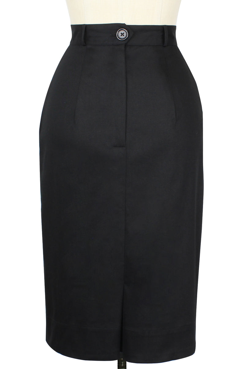 High Waist Pocket Skirt - Black - Sale