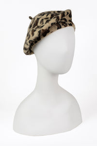 Cheetah Beret