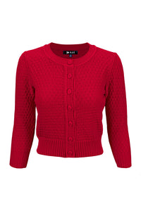 Cropped Button Down Knit Cardigan ##description##