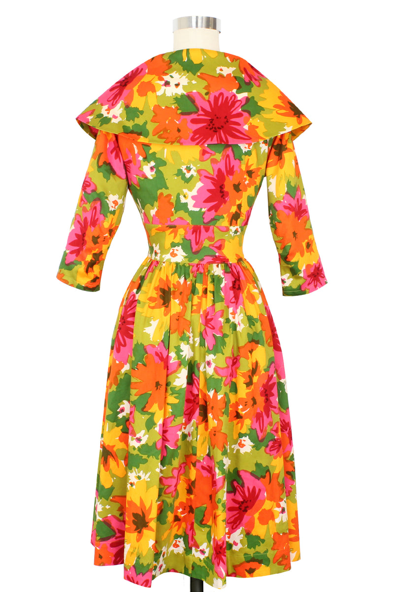 Kelly Coat Dress - DayGlow Floral - Final Sale