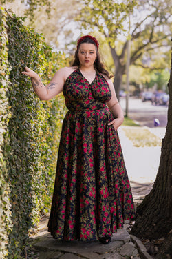 Country Club Long Dress - Fairytale Rose