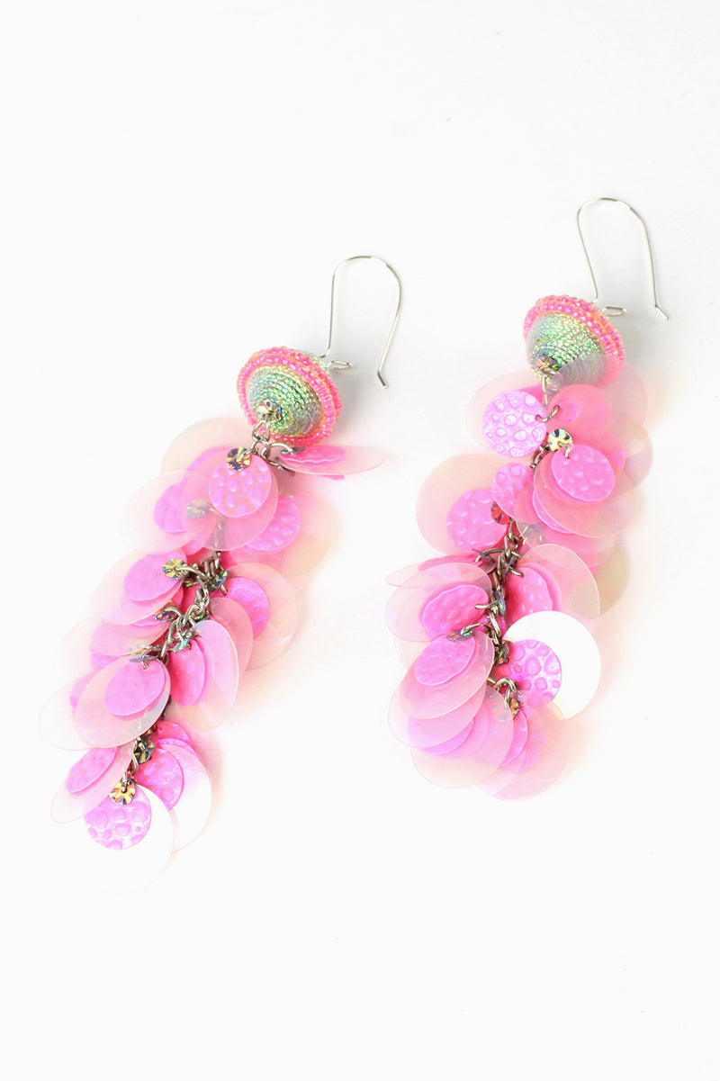 Sequin Disc Earrings