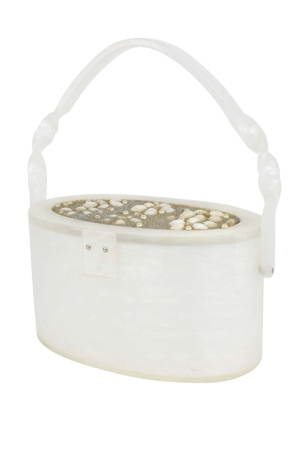 Vintage Wilardy White Shells Bag
