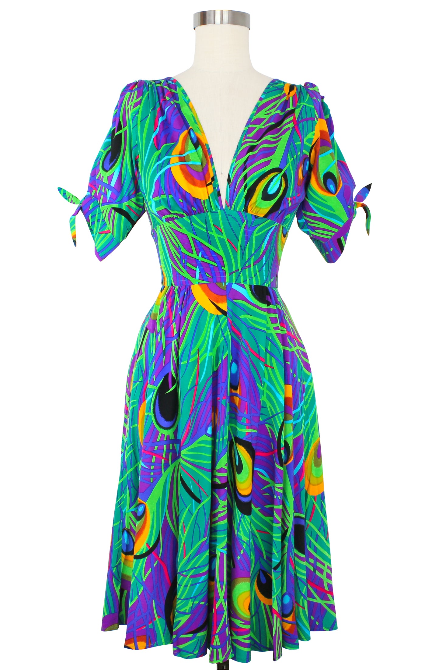 Trashy Diva - Trashy Diva Clothing Stacia Circle Dress - Mardi Gras Feather - Final Sale Trashy Diva - Trashy Diva Clothing Stacia Circle Dress - Mardi Gras Feather - Final Sale