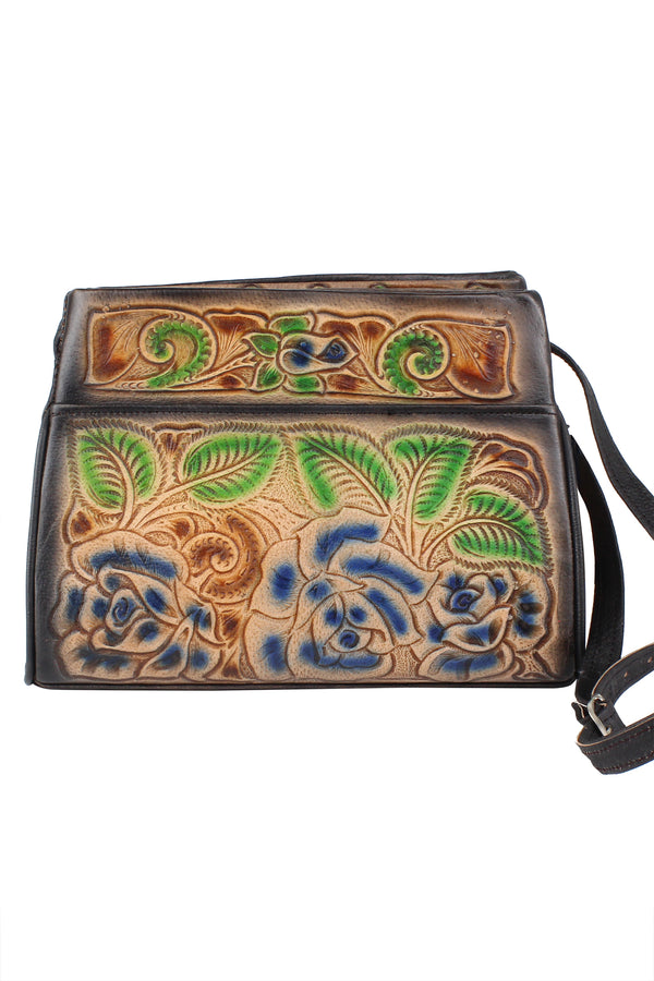 Mexil Hand Tooled Leather Purse