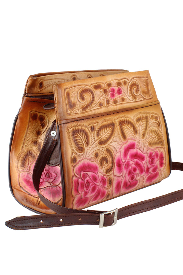 Mexil Hand Tooled Leather Purse