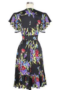 Mai Tie Dress - Midnight Garden - Final Sale