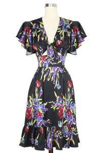 Mai Tie Dress - Midnight Garden - Final Sale
