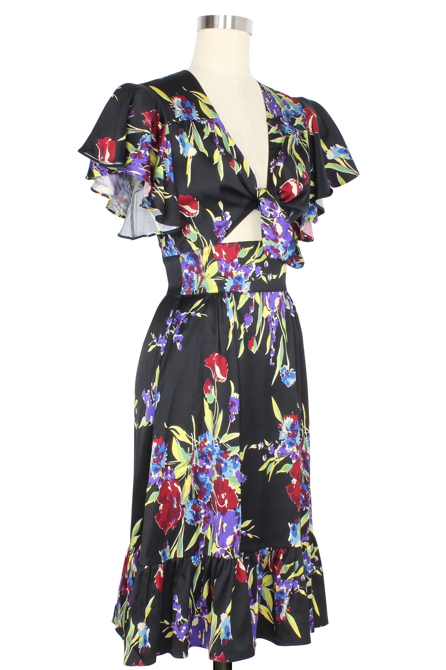 Mai Tie Dress - Midnight Garden - Final Sale