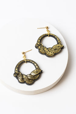 Rosita Bonita Ouroboros Hoop Earrings