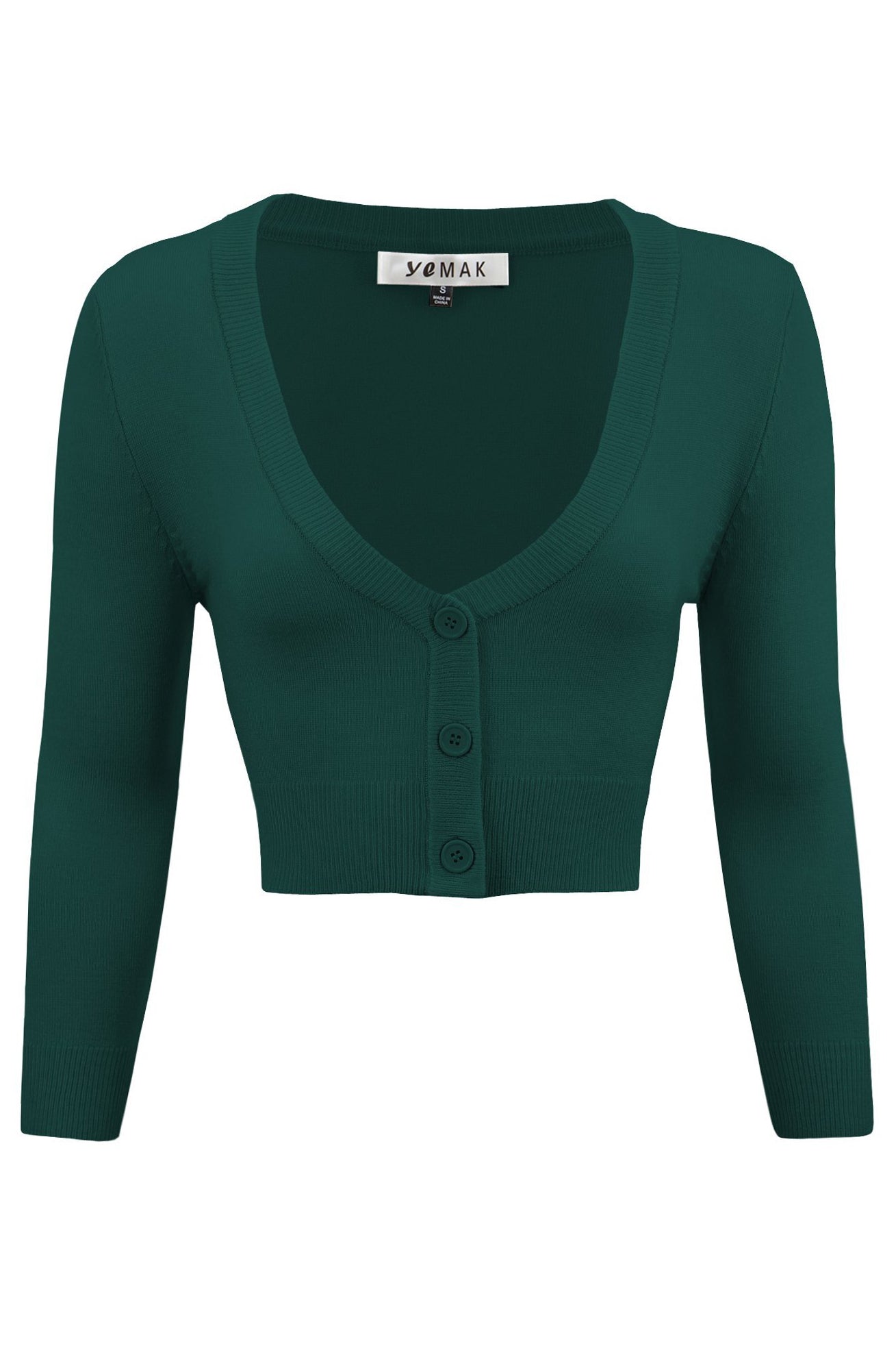 Peacock Cropped Cardigan ##description##