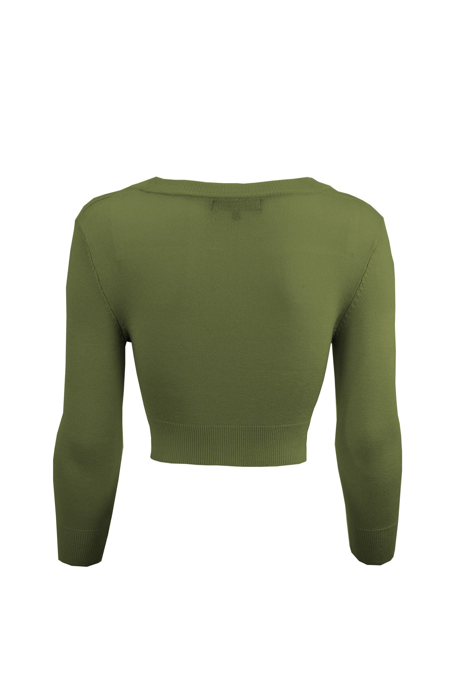 Sage Cropped Cardigan