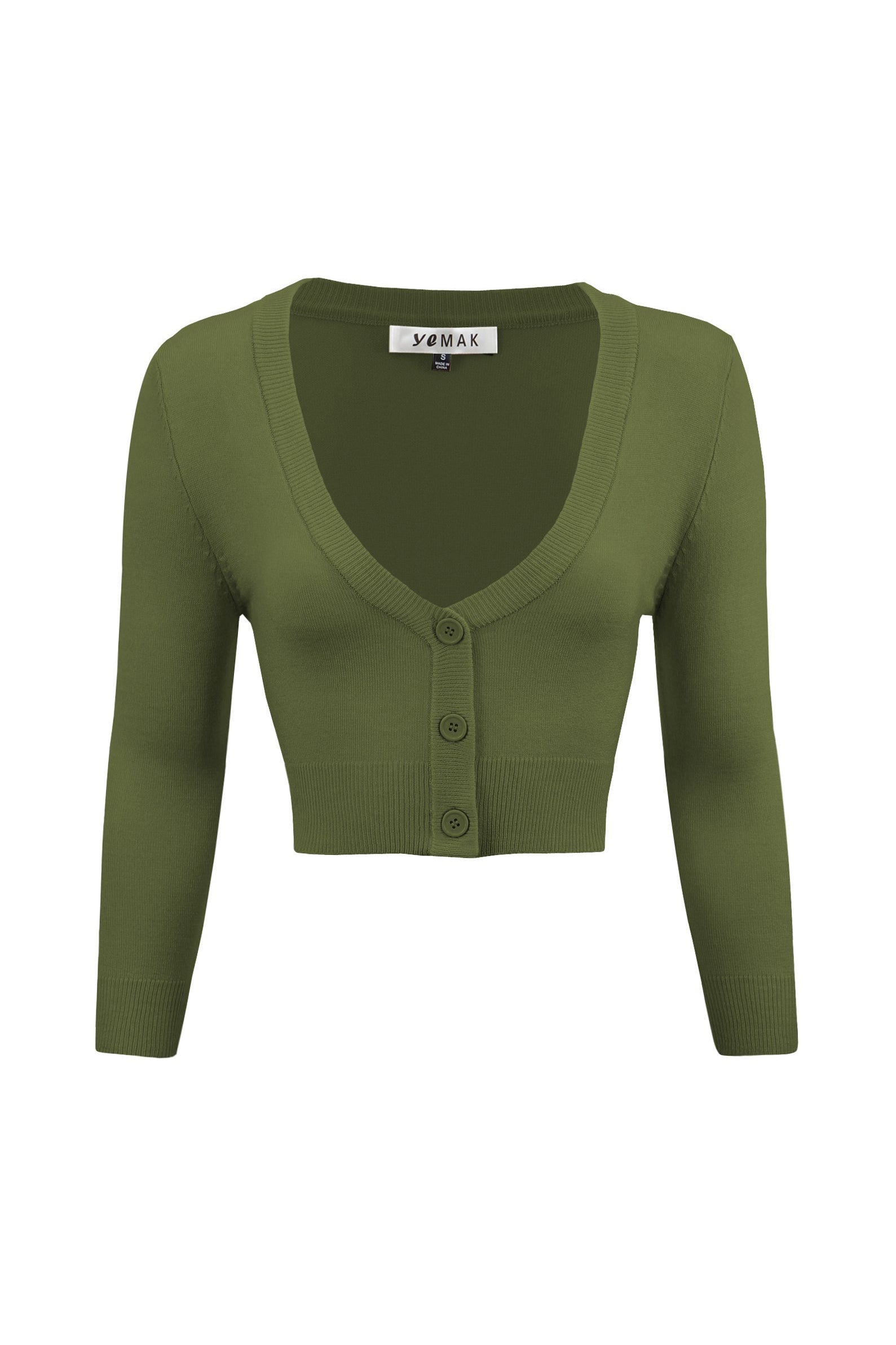 Sage Cropped Cardigan ##description##