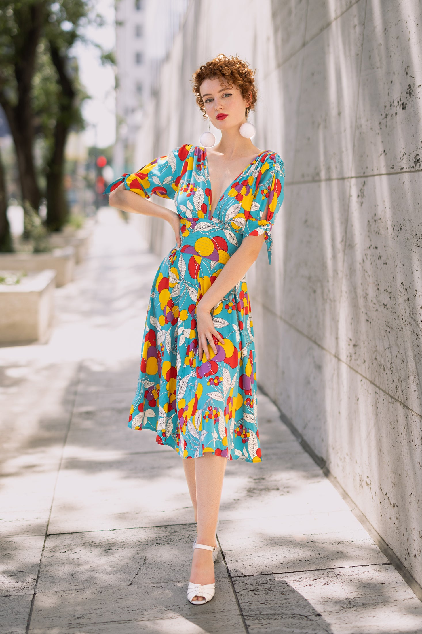 Stacia Circle Dress - Tutti Fruity