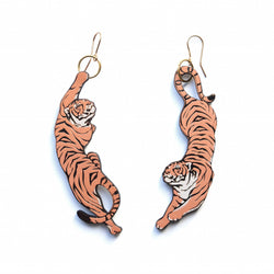 Rosita Bonita Leaping Tiger Earrings