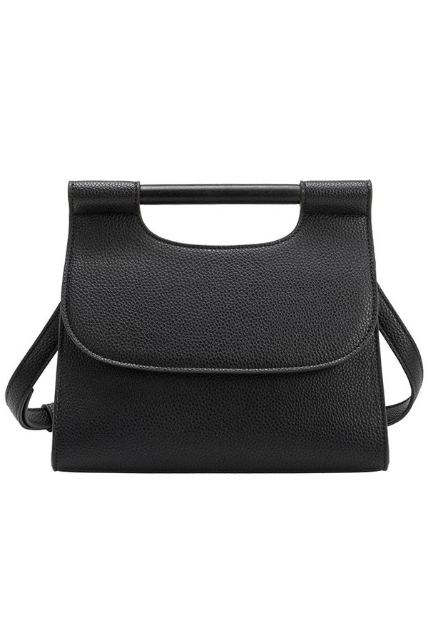 Melie Bianco Amelia Top Handle Bag in Black